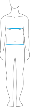 Knox Mens Size Guide - Upperbody