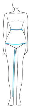 Knox Womens Size Guide - Lowerbody