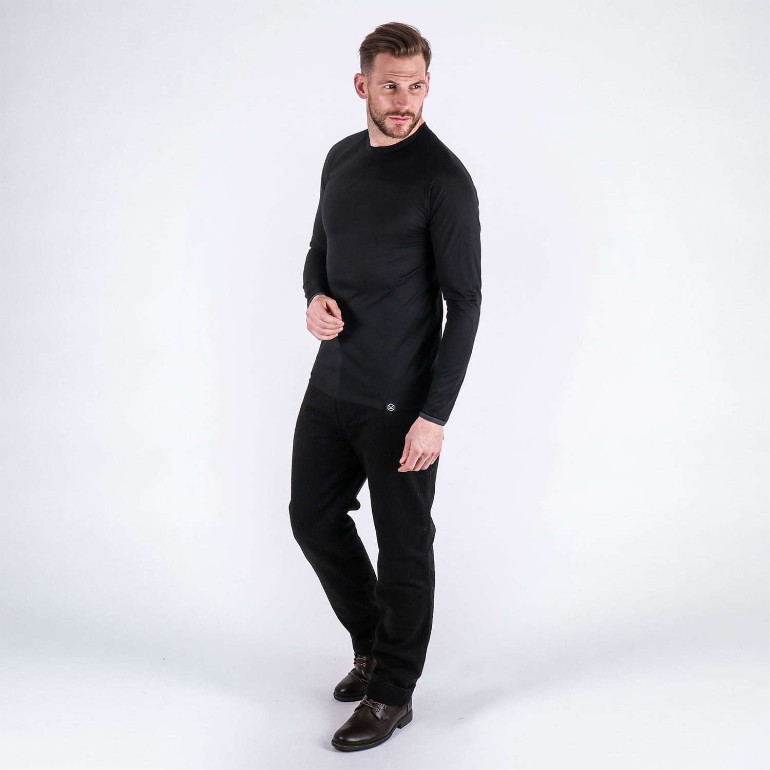 Black Details about   Knox Mens Jacob Sport Long Sleeve Multi-Sport Motorcycle Baselayer