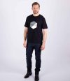 Casual-Camiseta-Optical-Negro-2