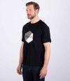 Casual-Camiseta-Optical-Negro-4