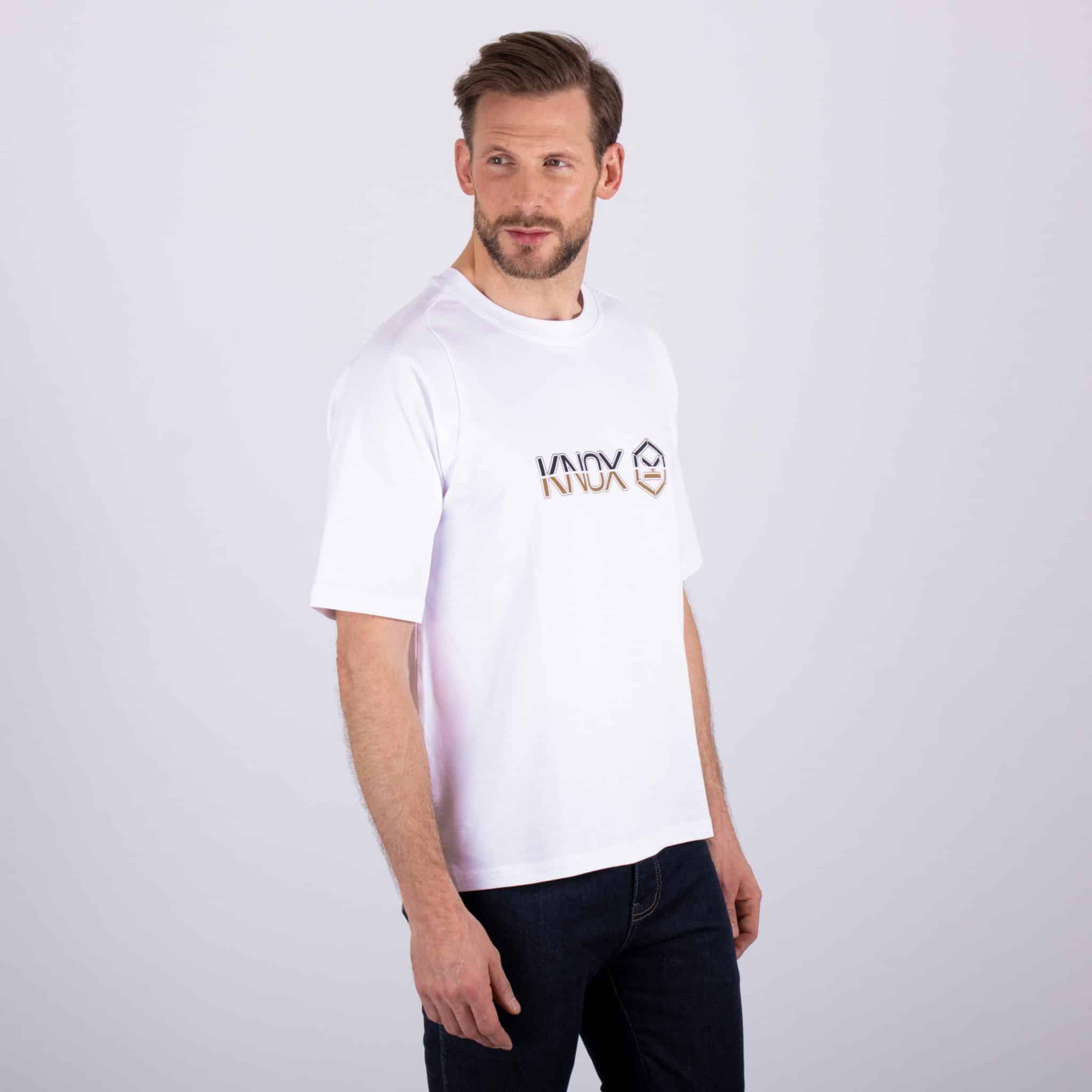 White Bold Stamp Tee