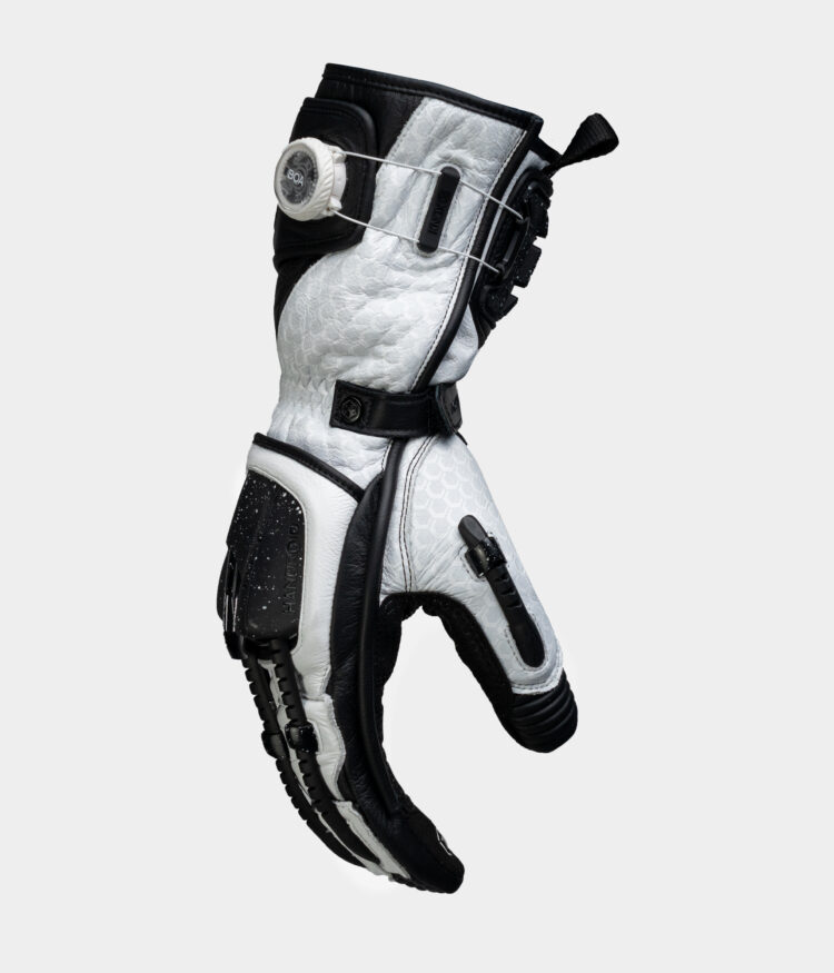 Handroid Motorcycle Gloves MK5 – B/W - Knox