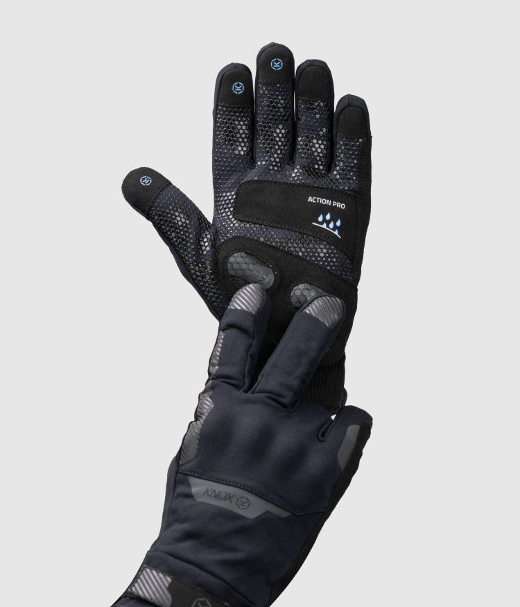 Action Pro Waterproof Motorcycle Gloves - Knox