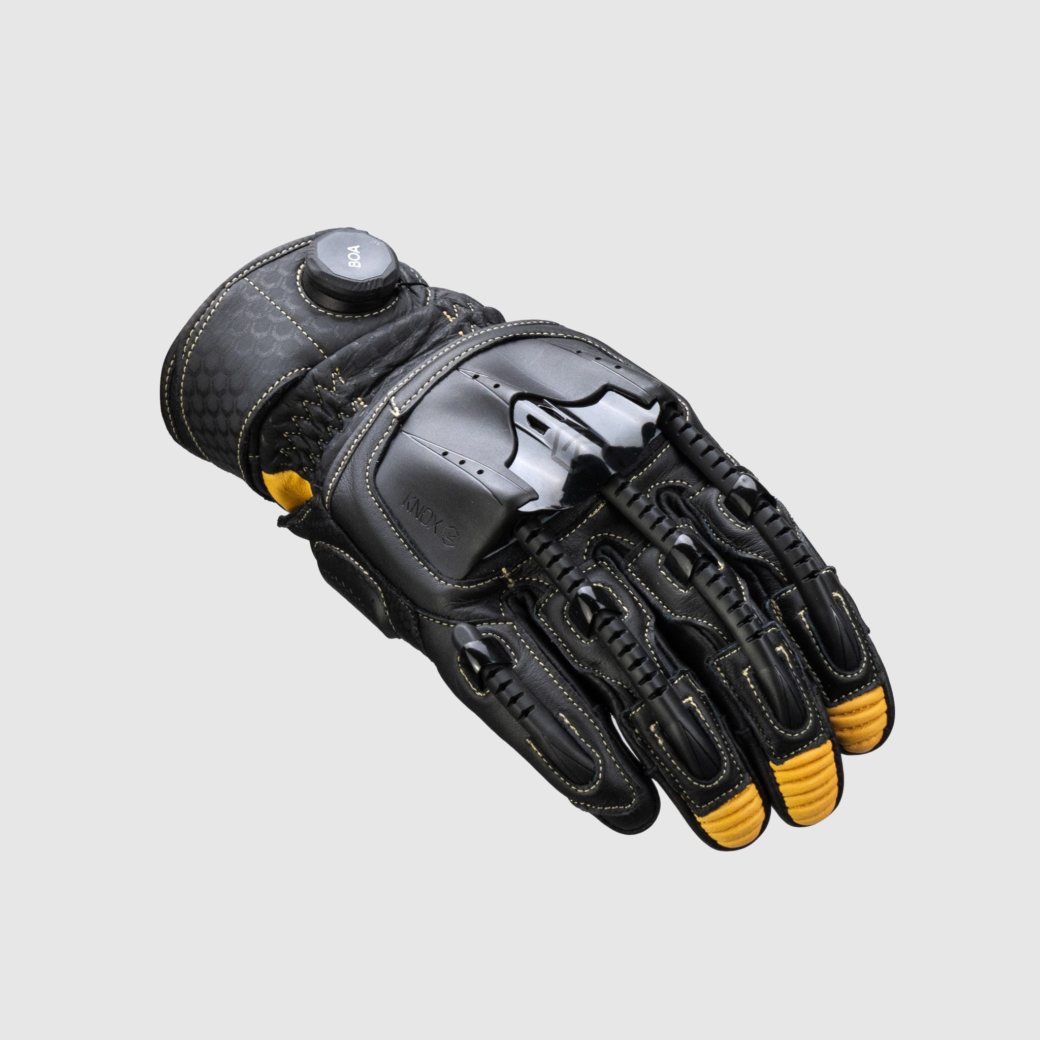 KNOX HANDROID POD Mark5 ブラックグローブ M Handroid Pod Motorcycle Gloves MK5 – Black/Sand - Knox