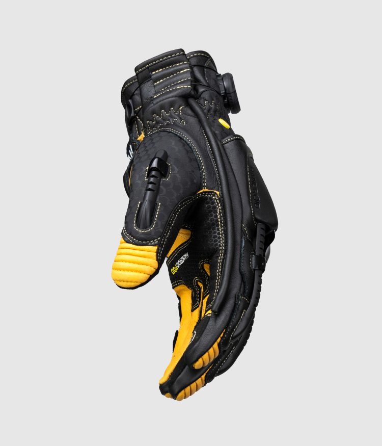 Handroid Pod Motorcycle Gloves MK5 – Black/Sand - Knox