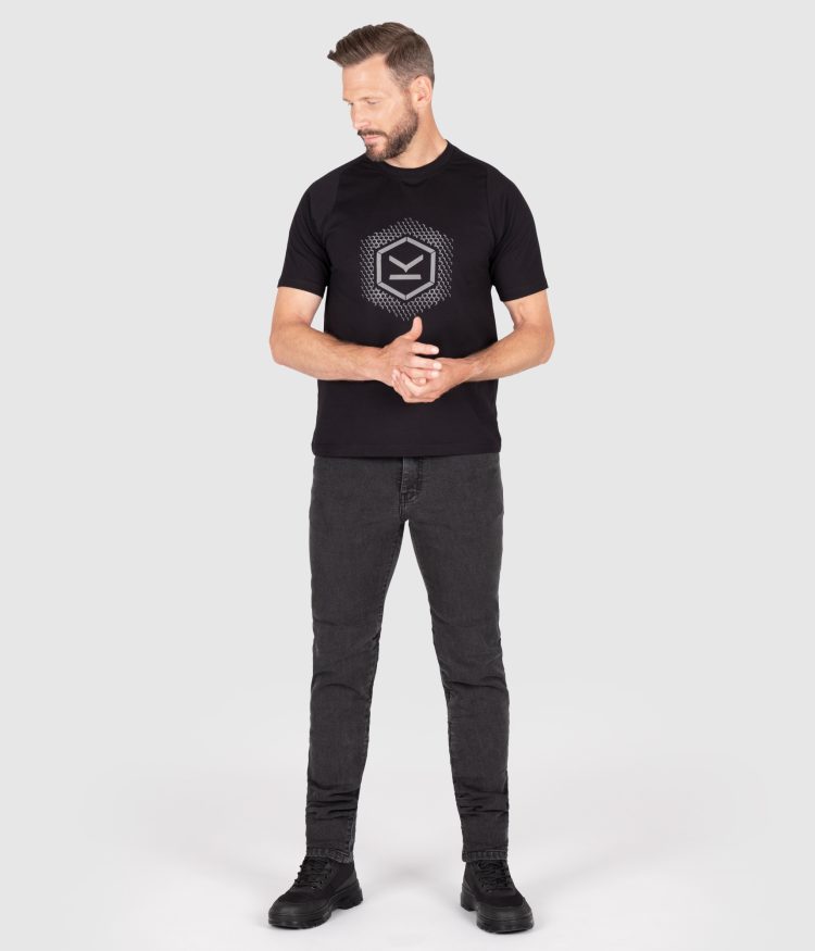 knox COLTON SLIM-TAPERED JEANS – BLACK Men's Colton Slim-Tapered Jeans – Charcoal - Knox