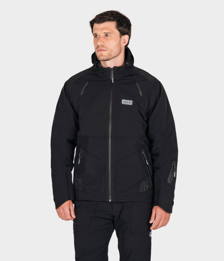 Modra Men's Waterproof Jacket – Black - Knox
