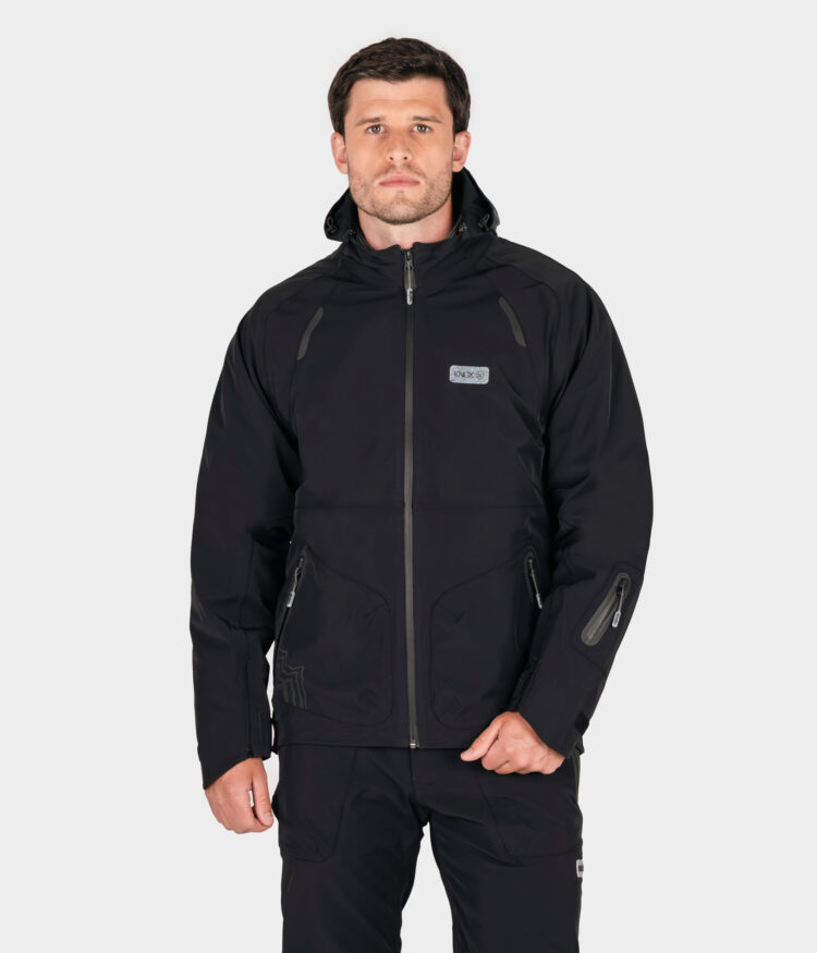 Modra Men's Waterproof Jacket – Black - Knox