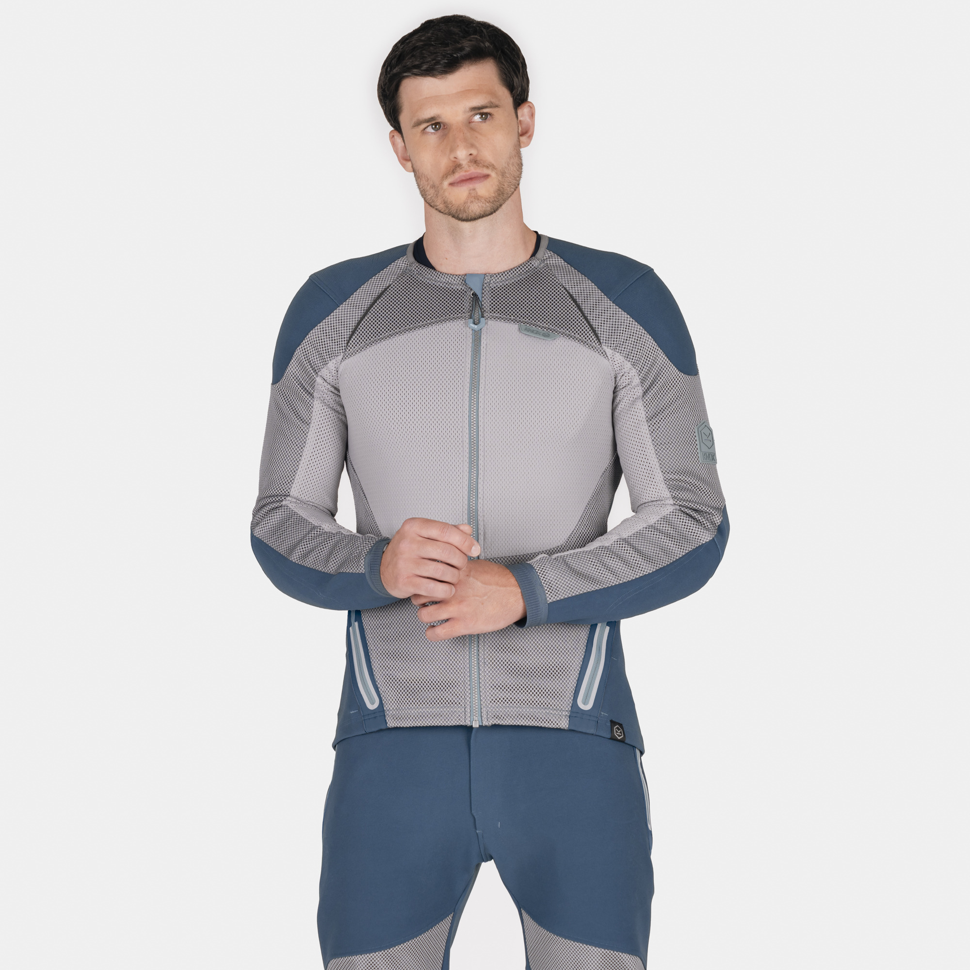 Urbane Pro Move Men’s Armoured Shirt – Petrol Blue