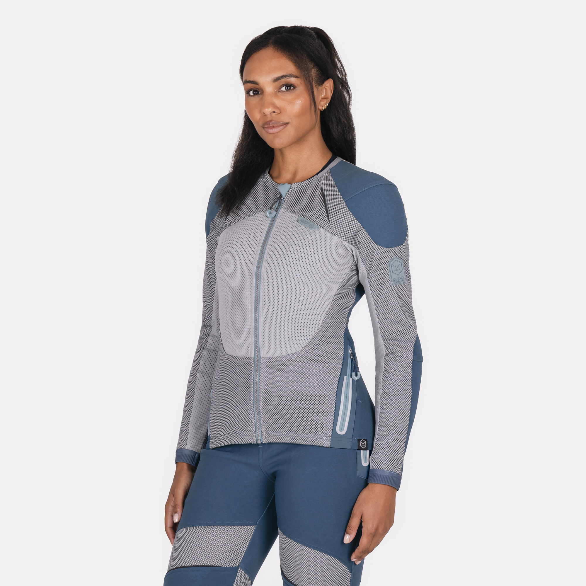Urbane Pro Move Women’s Armoured Shirt – Petrol Blue