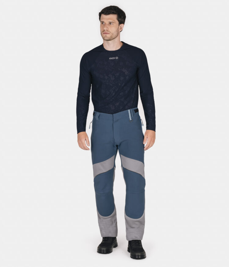 Petrol Blue - Urbane Pro Move Trousers - Mens-6