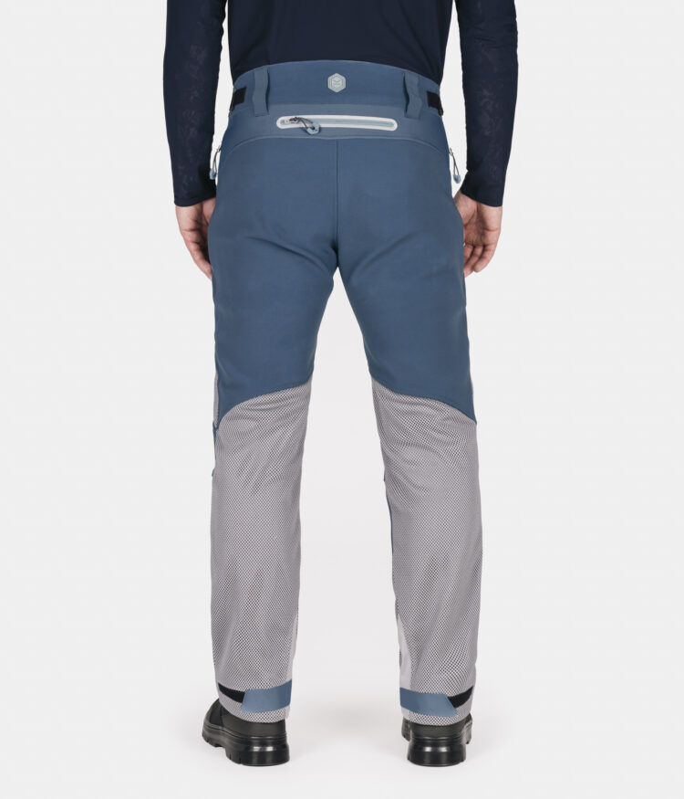 Petrol Blue - Urbane Pro Move Trousers - Mens-8