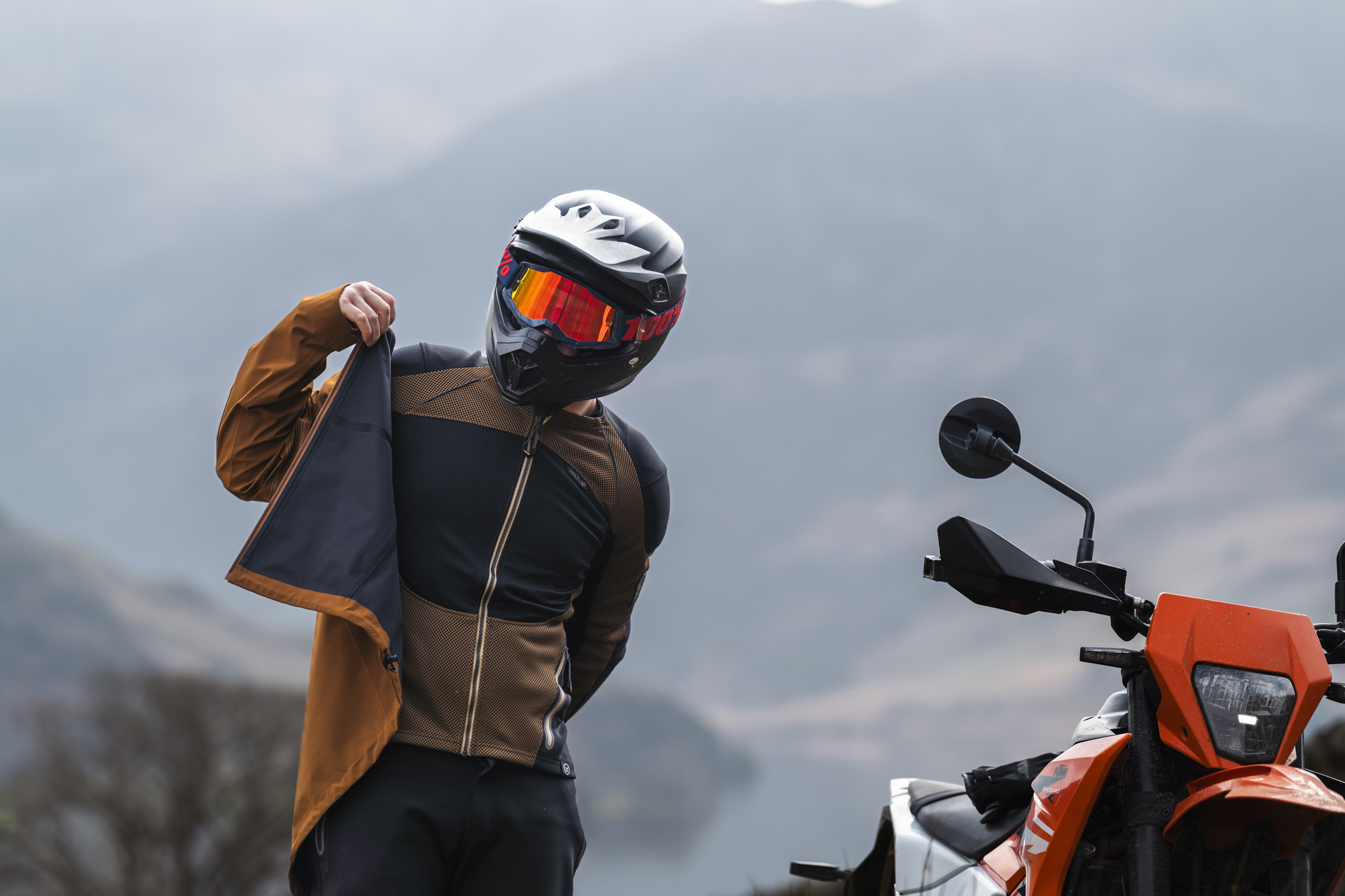 Urbane Pro Move Tobacco Armoured Shirt, Impass Tobacco Waterproof Shell (5)